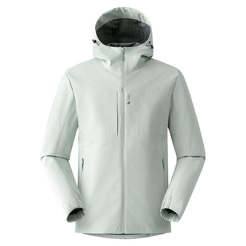 Men's Trendy Autumn Hooded Jacket: Windproof & Waterproof for Mountaineering & Casual Wear.