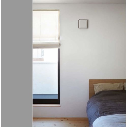 NASTA Indoor Ventilation Vent, Adjustable Airflow and Direction, Inner Diameter 152, KS-86PR001FK, Silver Gray, Main Unit: 20cm Deep, Main Unit: 10cm