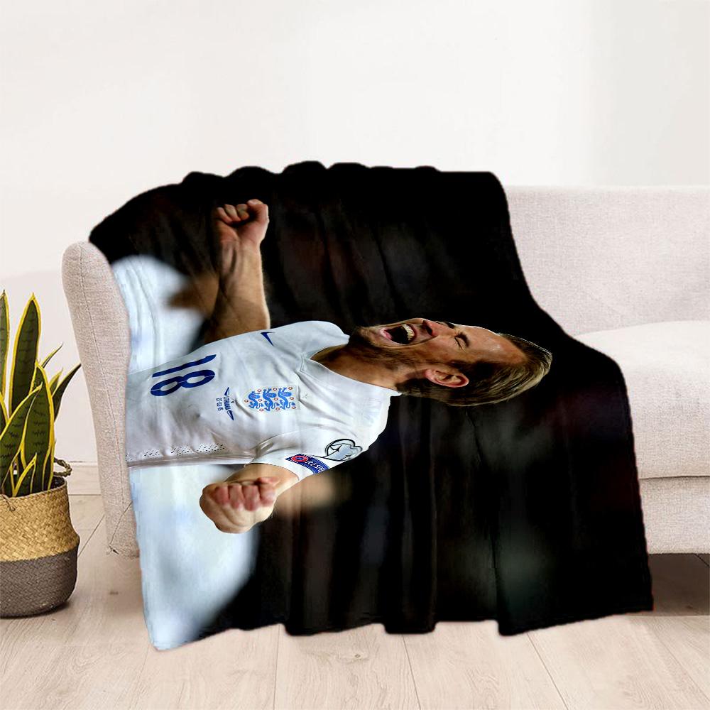 England's Kane Celebrates Goal Blanket Soft Warm Cozy Suitable for Office Chair Office Bed Four Seasons Multipurpose Warmthful Decor