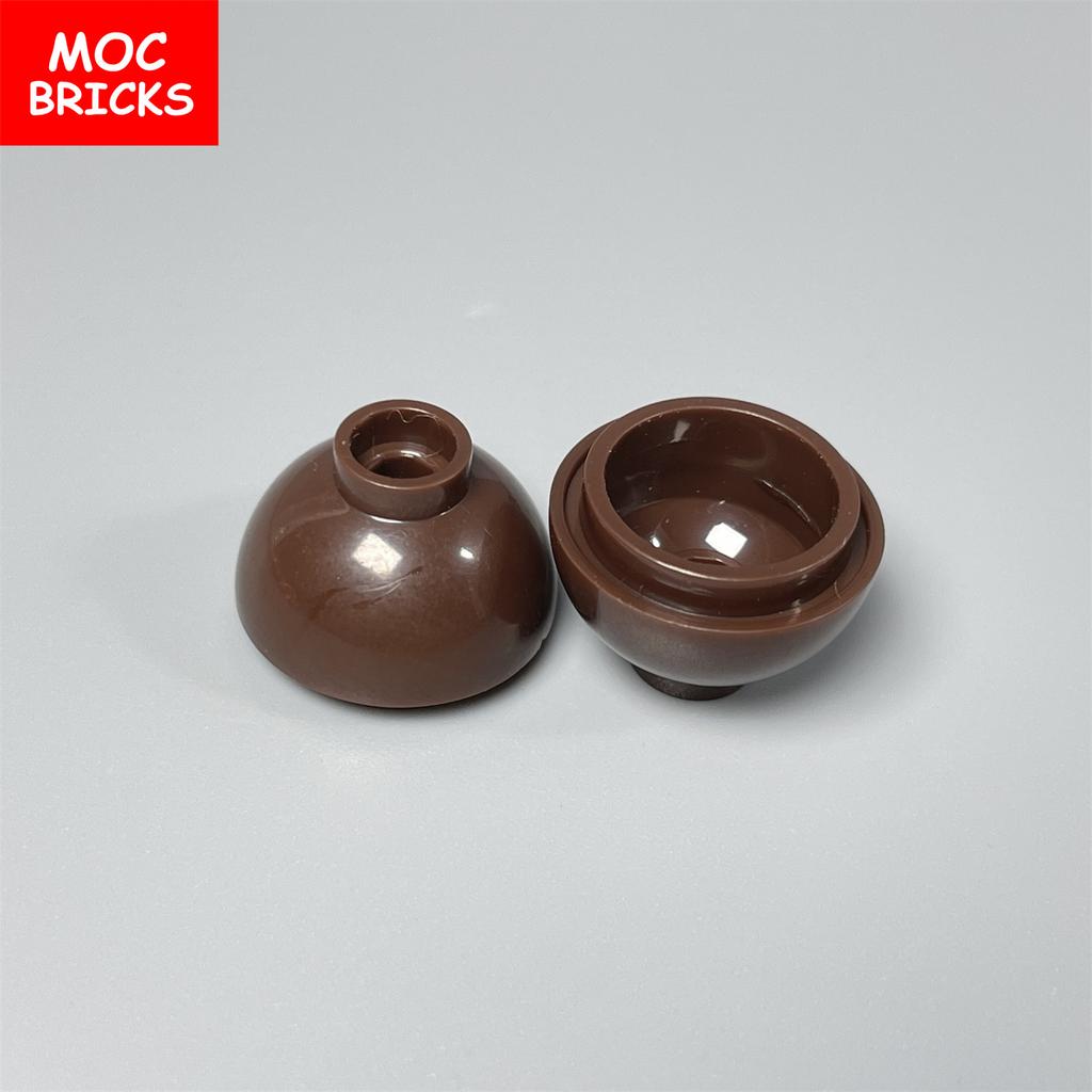 10pcs MOC Blocks Round Brick 2x2 15395 Flower Pot Dome Bowl DO IT YOURSELF Construction bricks Action Learning Assembled Playthings Children Gifts