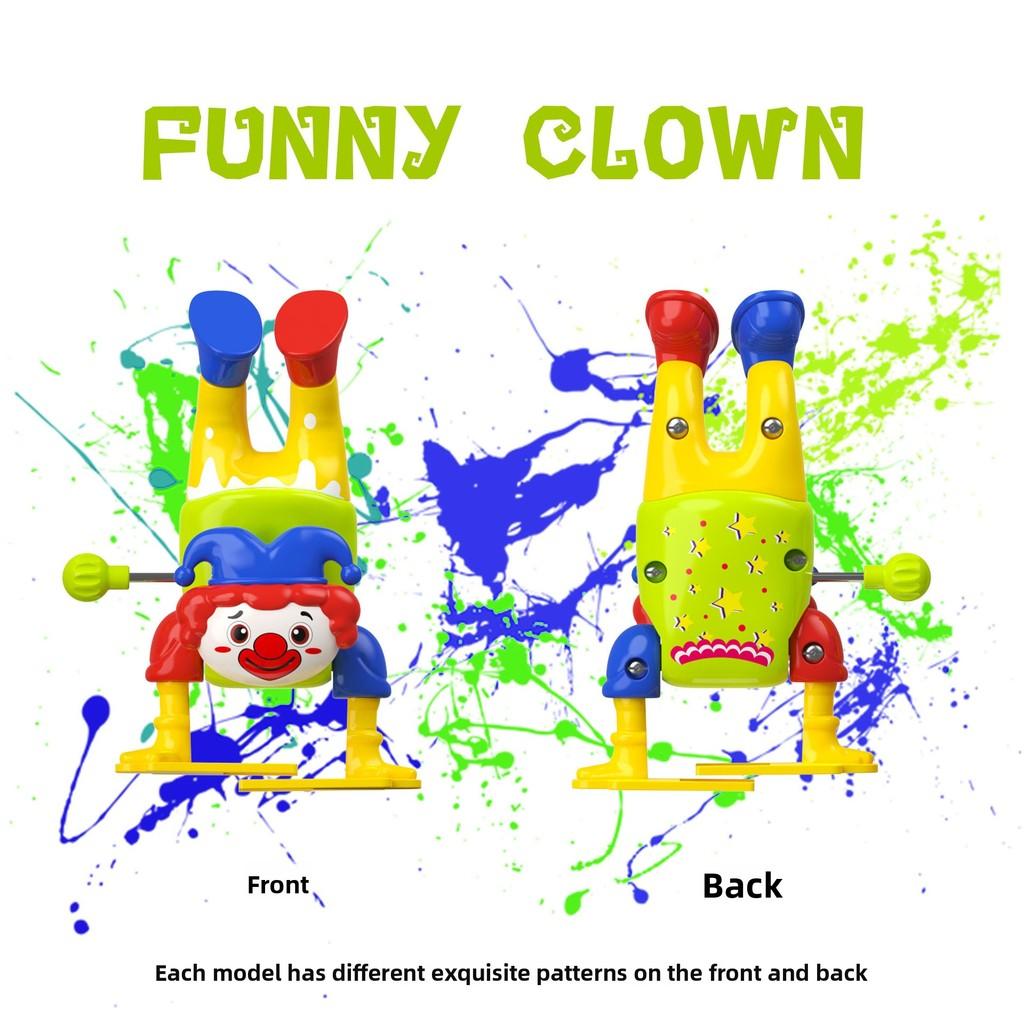 Mechanical Puzzle Kids Clown Wind Up Toy For Developing Skills And Learning
