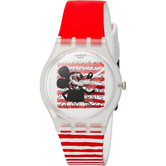 Часы MOUSE KEITH HARING GZ352 [Swatch] MARINIÈRE белый