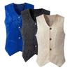 Luxuriöse Brokat-Weste für Herren, für Gothic-Punk-Ästhetik und zeitlosen Reiz