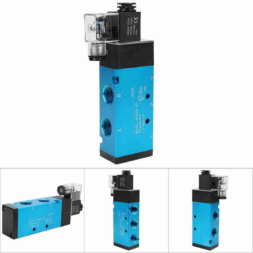 4V410-15 2 Position 5 Way Solenoid lve 50mm 0.18.0.8MPa IP65( 12V)
