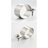 2/5/10pcs 304 Stainless Steel Ohmic Grounding Clamp Pipe Clamp Horseback Clamp Bracket Pipe Buckle Hose Clamp