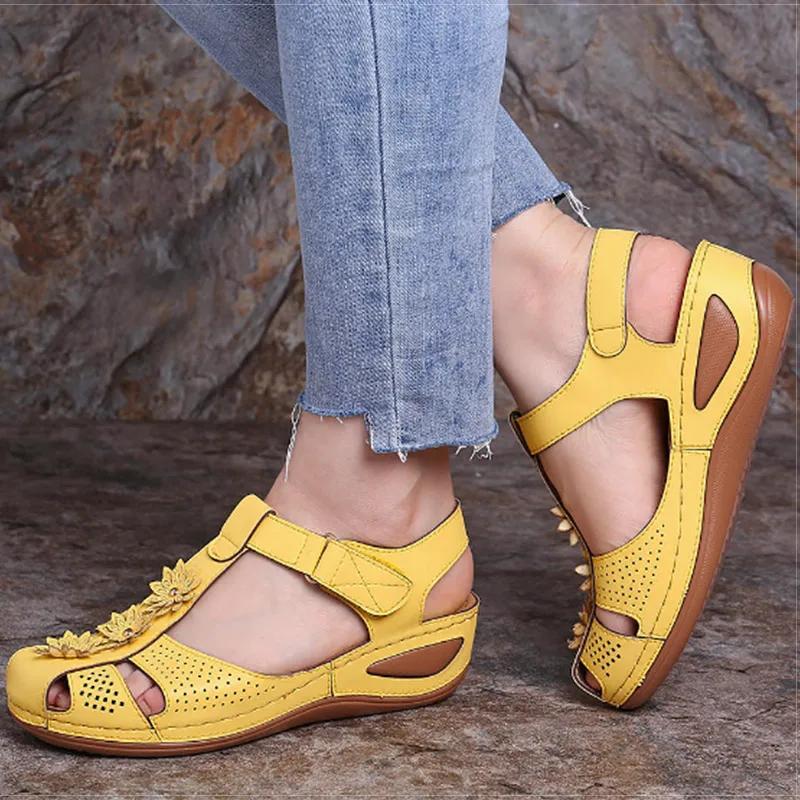 Women Sandals Wedges Heels Sandals Chaussures Femme Soft Bottom Platform Gladiator Casual Shoes Tailor-made Suits