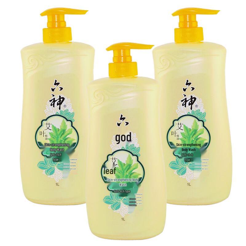 Liu Shen Artemisia Argyi Cooling & Itch Relief Shower Gel