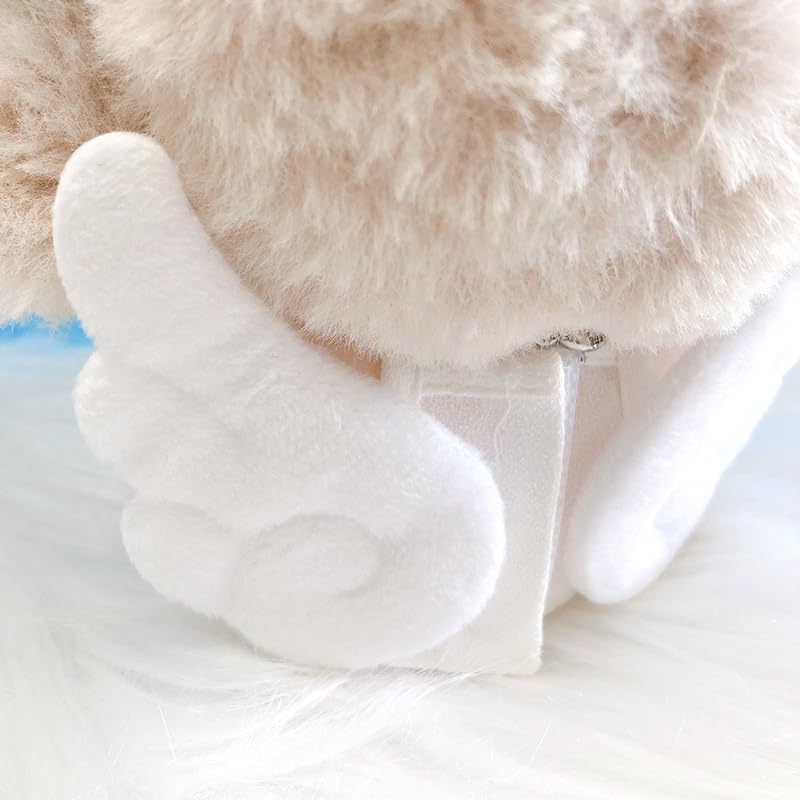 Angel Halo & Winged Dress for 10-15cm Plush Toy, Kigurumi, Accessories, Otaku, Doll, Mascot, Kpopdoll, Costume [Used]