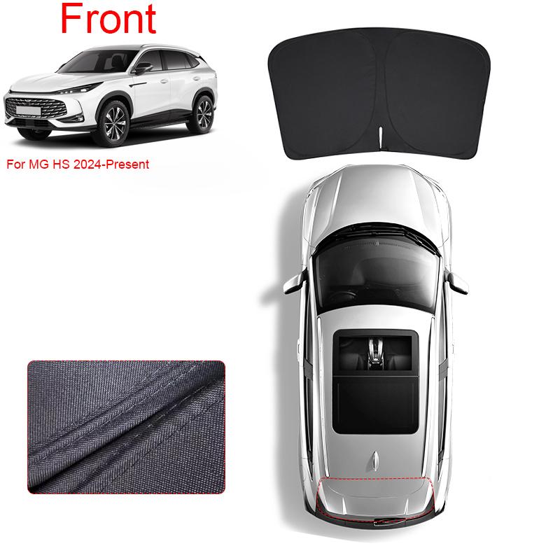 Car Black Windows Privacy Sunshade For MG HS 2018-Present Auto Anti-UV Heat Insulation Protect Cover Interior Accessories