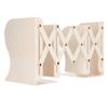 Metal Book Ends Orderly Storage Adjustment Metal Construction Simple Beige Retractable Bookend for H
