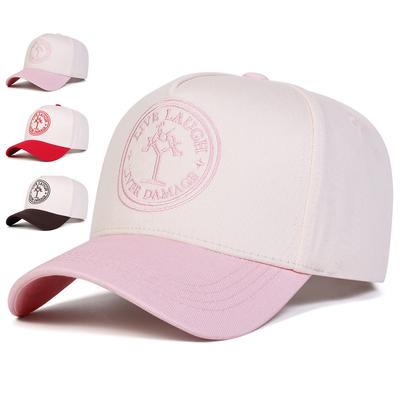 Unisex Letter Embroidery Baseball Caps Outdoor Adjustable Spring and Autumn Casual Sunscreen Hat