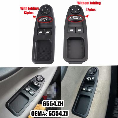 For Citroen Dispatch Fiat 270 Peugeot Expert Electric Control Master Power Window Switch RHD 6554.ZJ 6554ZJ 6554 ZJ 13P