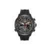 Ceas pentru bărbați Navihawk Seria Cruise Eagle Rezistent la apă 200M Mișcare Quartz Eco-Drive Brățară din oțel inoxidabil Cadran negru JY8035-04E