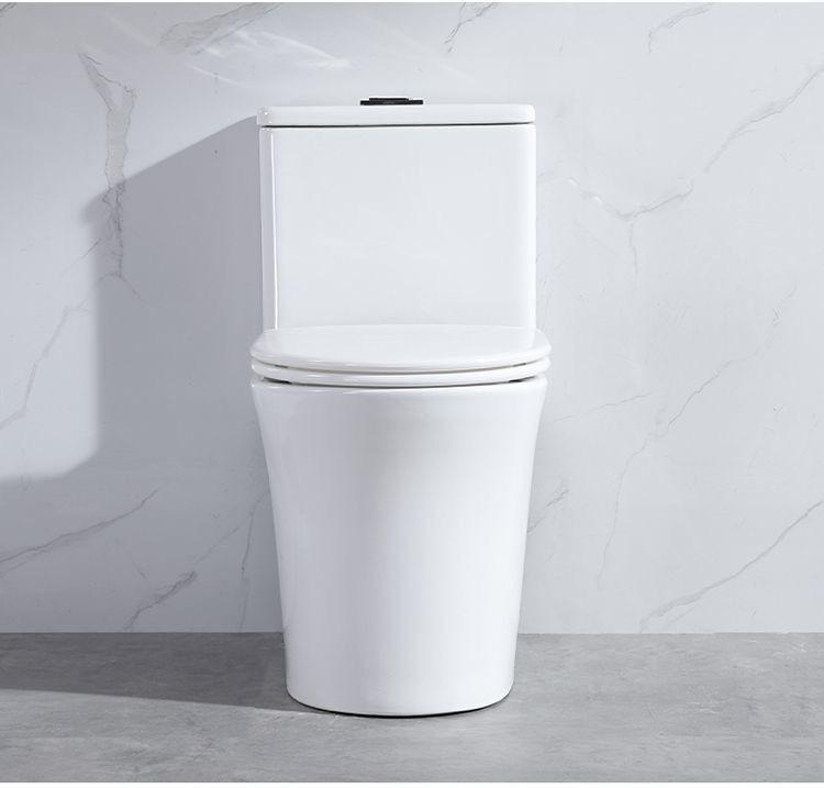 Compact Silent Siphon Ceramic Toilet for Apartments and Hotels