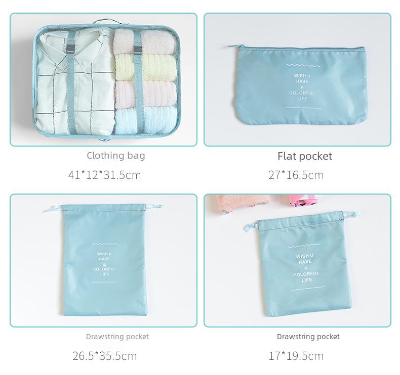 Travel Storage Set: Cross-Border Drawstring Bags for Luggage, Shoes, Underwear, and Clothes Organizer