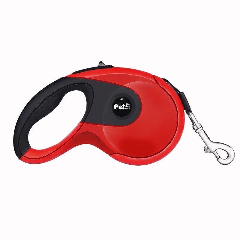 

Manufacturer Classy Dog Leash Rubber Coated Non Slip Dog Traction Belt Pet Supplies Automatic Retractable Leash 3 m (170g) Red