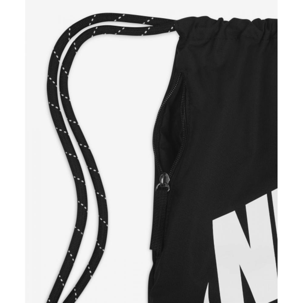 Nike Heritage Drawstring Bag  13l    Black  White Dc4245 010
