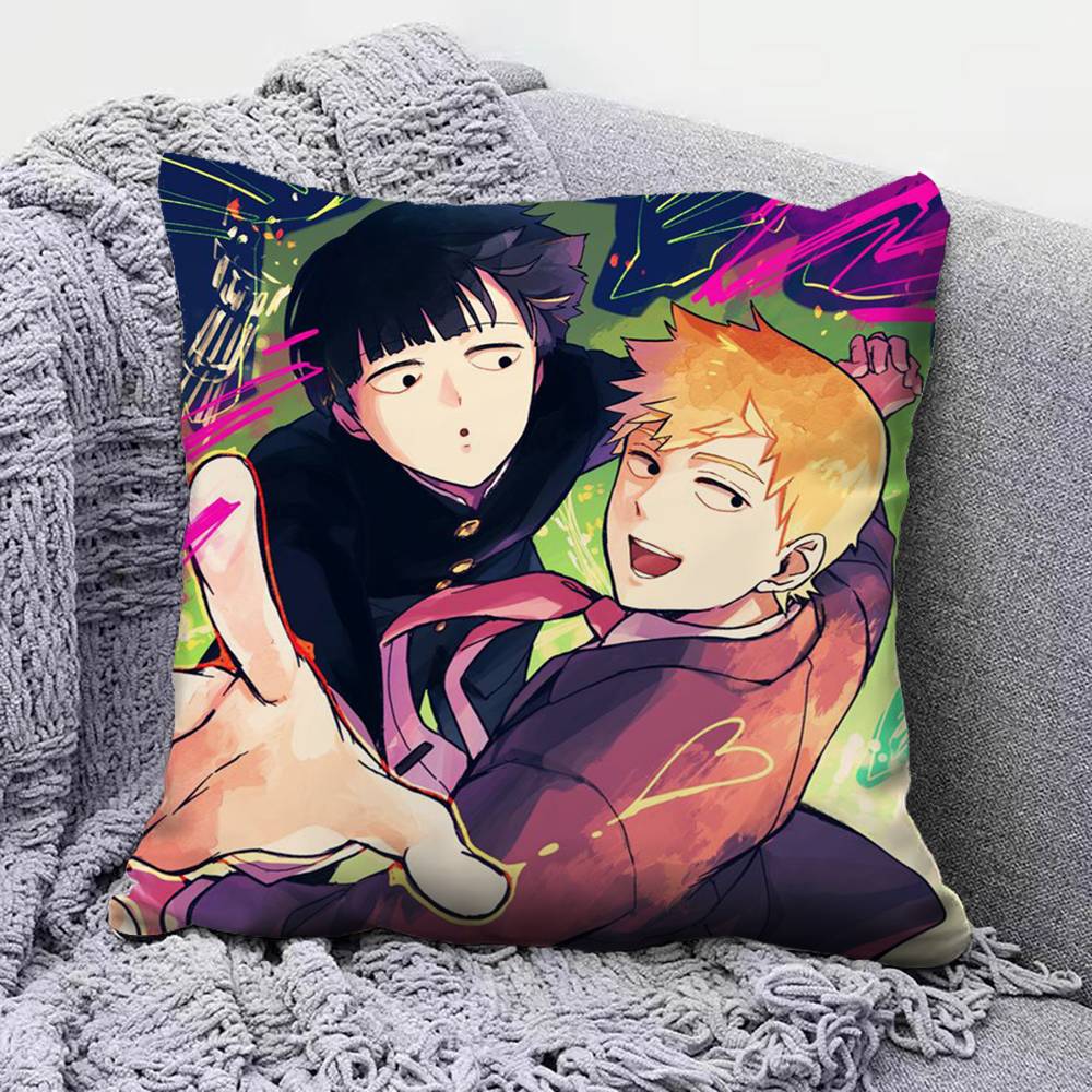 Mob Psycho  AAnime  Pillow Covers Home Sofa Cushion Covers and Aecorative Custom