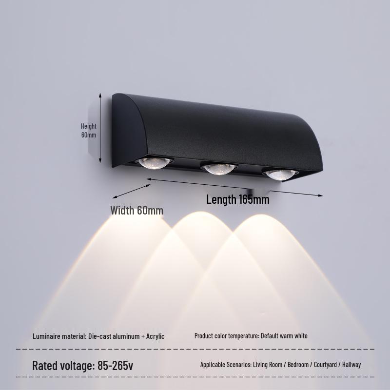 Modern LED Waterproof Outdoor Wall Lamp – Creative Design for Corridor