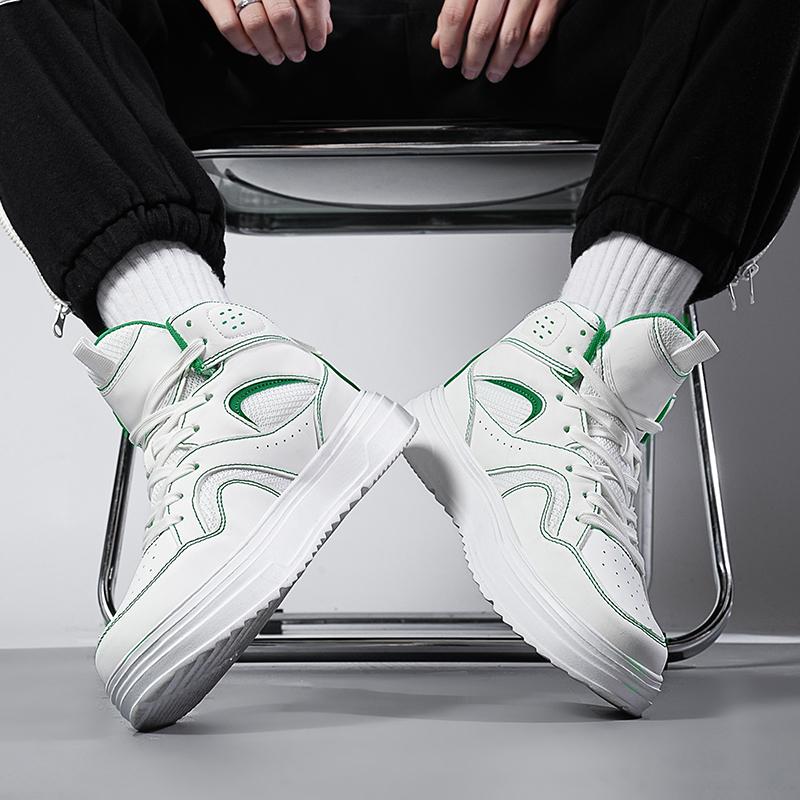 Мужские сверхлегкие высокие спортивные кроссовки большого размера для альпинизма — фото 18