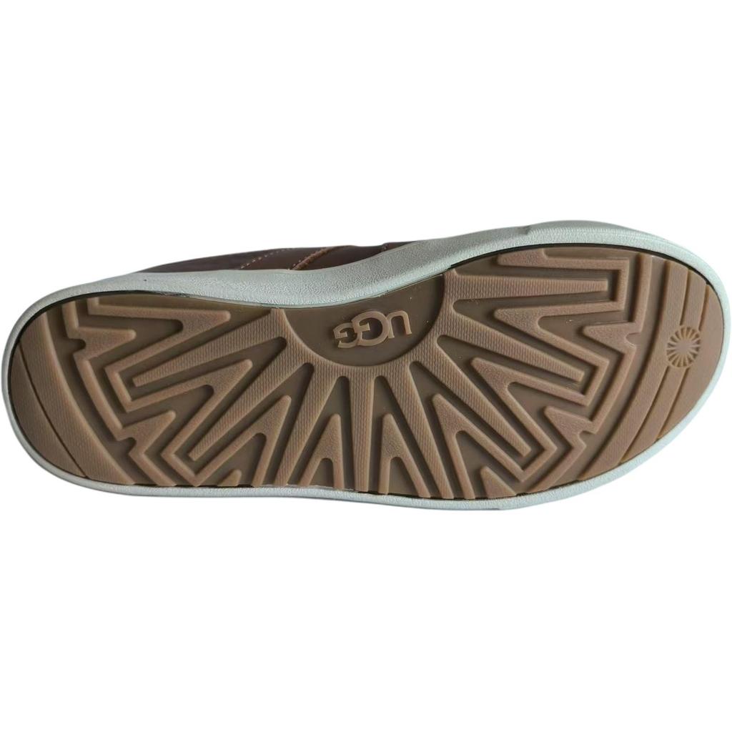 UGG Marcus Leather Comfortable Versatile Low-Top Kids Sneakers Kids sneaker Brown 1105193K-CHE