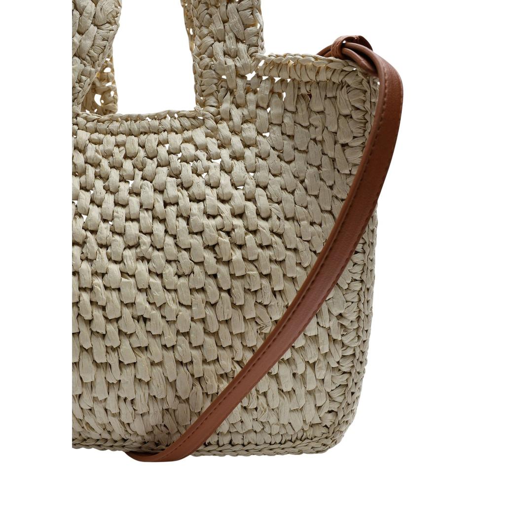 Where's That From Vivid Raffia Tote Bag