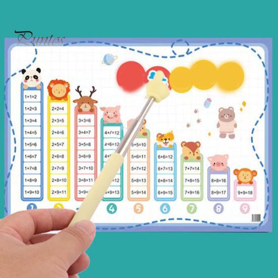 Verstellbarer Länge Zeiger Macaron Finger Lese Lehrer Einziehbar Klassenzimmer Edelstahl Mattierter Griff Tragbar Zeigestock