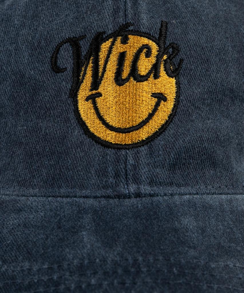 Wig Smile Stonewashed Ball Cap - Navy