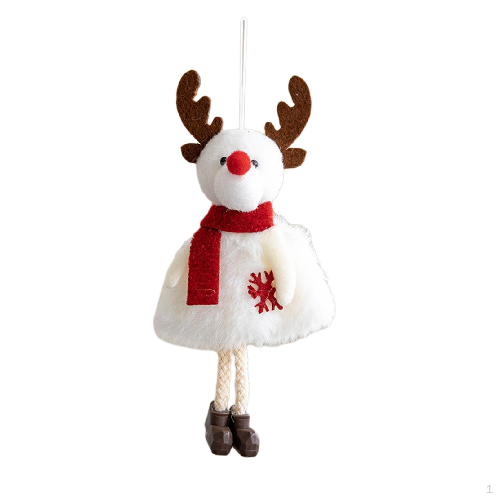 

Рождественские украшения, плюшевая кукла, подвеска, елочные украшения, декоративная подвеска для