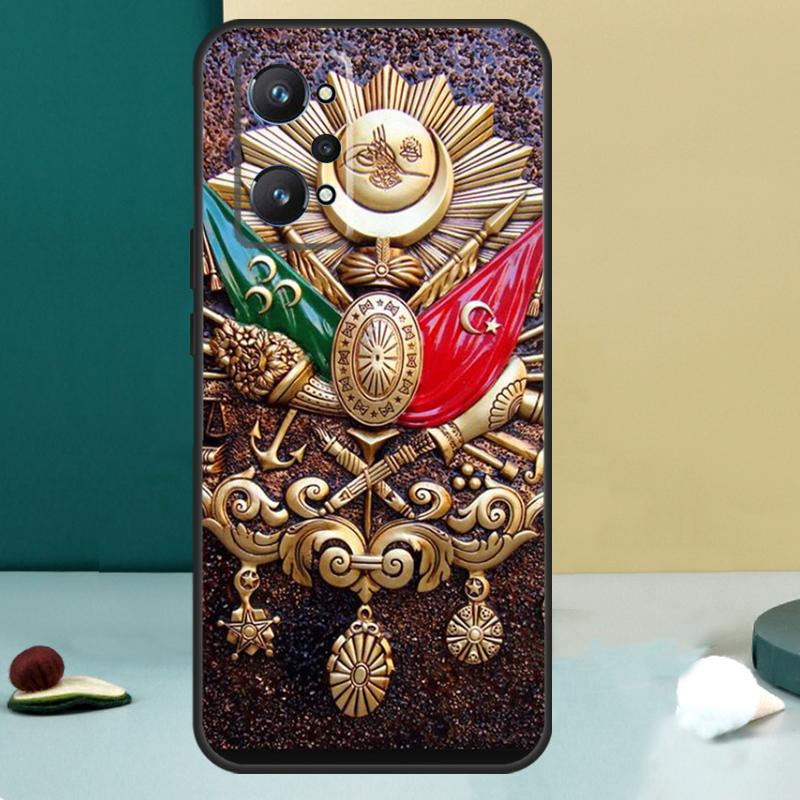 

Ottoman Empire Coat Of Arms For Realme 14 13 Pro Plus 10 11 12 GT 5 6 6T GT7 Pro C61 C55 C53 C51 C21Y C25S C75 C67 Case Realme C51