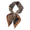 Animal Print Square Scarf Smooth Fabric Neck Head Accessory, 70cm/27.6inch Neckerchief for Outfit Styling Looks