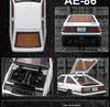 Jianyuan DC32511 AE86 Alloy Toy Car with Sound, Light, and Shock Absorption Features - Pull-Back Model for Kids