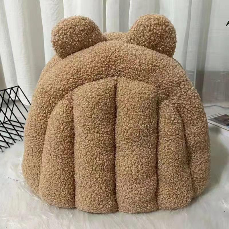 Doghouse Four Seasons Pet Nest Autumn and Winter New Teddy Fleece Semi-closed Bear Slippers Pet Cat Nest