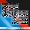 50. Jubiläum Schwarz Weiß Für BMW Logo Motorrad Aufkleber Geeignet Für Auto Tankdeckel Helm Koffer Schlafzimmer Dekoration