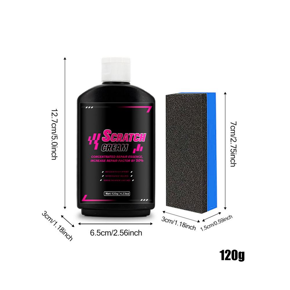 

Воск для удаления царапин с автомобиля 120 г Набор для удаления царапин с автомобиля Покрытие для автомобиля Средство для быстрого и глубокого удаления царапин Долговечная полироль Уход за царапинами чёрный