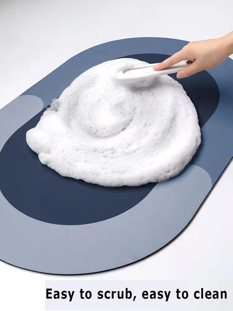 Hot Design Super Absorbent Mat  Non-slip Diatom Mud Bath Mat