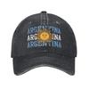 Unisex Damen Las Malvinas Argentinien Fußball Kappe Merch Baseballkappen Klassisch Truckerhut Verstellbar