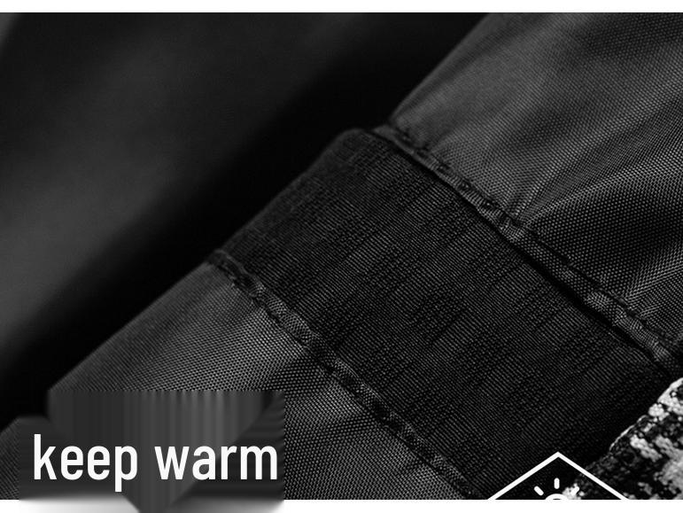 Men's Trendy Winter Cotton Jacket: Warm, Loose-Fit Casual Coat for Outdoor Wear