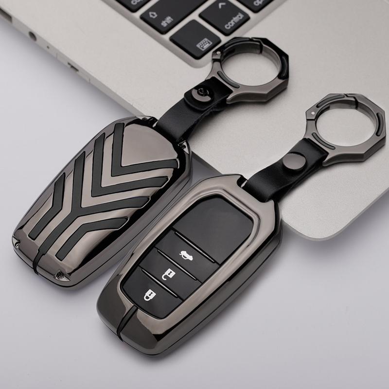 High Grade Zinc Alloy Car Key Case Cover Shell Protector For Toyota Highlander Corolla Ready Crown Rav4 Levin Car Accessories