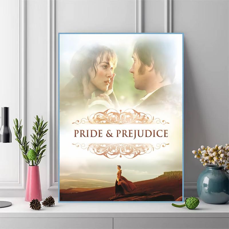 Pride and Prejudice2005 Pattern 3pcs 100% Round Full Drill 5D DIY Diamond Painting Embroidery Cross Stitch Rhinestone Décor