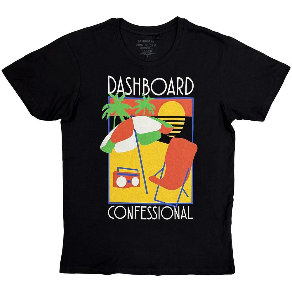 Dashboard Confessional T-Shirt: Vacation Tour (Black) OFFICIAL NEW XL