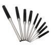 1set Leather Round Puncher Tool Set, DIY Leather Craftwork Punching And Chiseling, Roll Pin Punching Set, Size 1/16-5/16inch