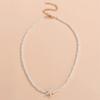 Collana Stella Marina Pozza di Marea - Gioielli Boho Surf & Spiaggia Collane Collo a Strozzino con Perline Stella Marina Tartaruga, Collane Regolabili, Regalo Oceano