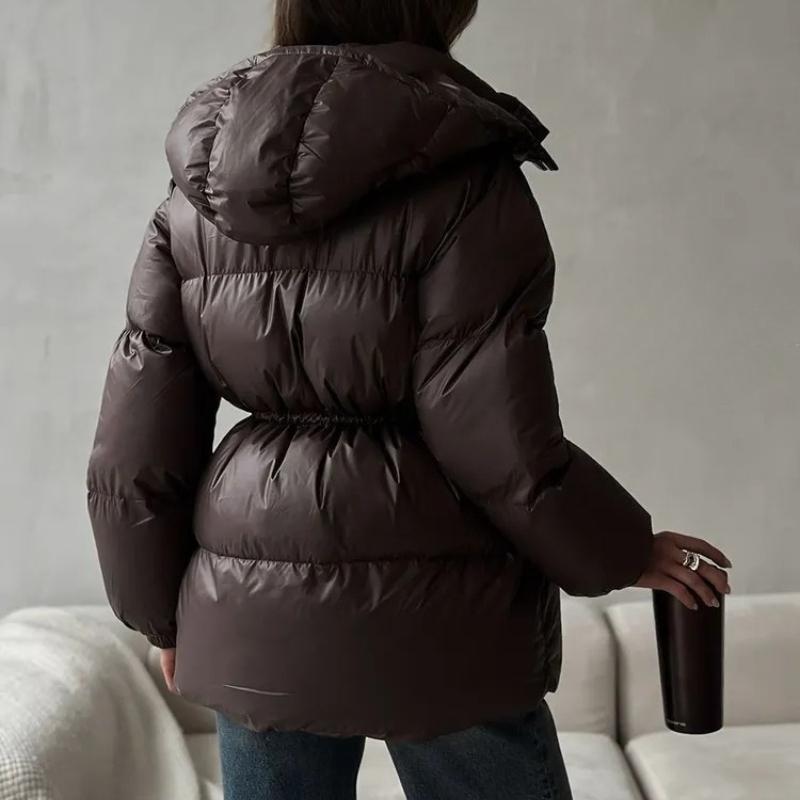 Winter Hooded Zipper Comfortable Warm Jacket