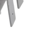 2Pcs Double Curtain Rod Bracket Steel 20lb Load Bearing Easy Assembly Curtain Rod Hooks for Home Office Silver