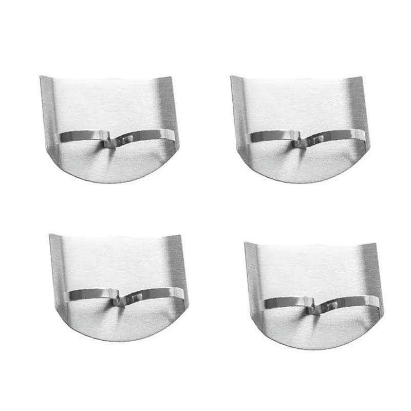 Stainless Steel Finger Guard Rustproof Anti-Cut Vegetable Chopping Protector for Home Cooking Food Prep Gifting