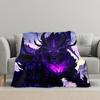 Majestic Purple Dragon Blanket - Soft Cozy Throw with Fantasy Design, Perfect for Home Decor, Unique Gift for Mythology Lovers