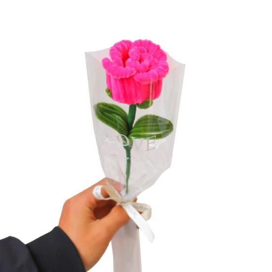 

Artificial Flower Long-Lasting Never Wither Hand-Made Twist Sticks Silk Flowers Realistic Faux Floral Arrangement Home розы красного
