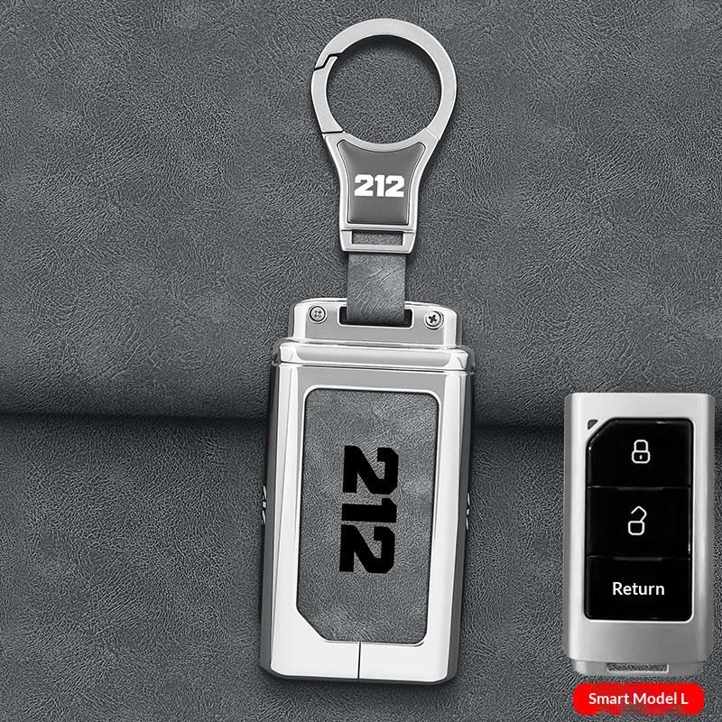 Für Baic Baw Beijing 212 T01 Zinklegierung Leder Anti-Drop Anti-Kratzer Schlüsselanhänger Hülle Schlüsselanhänger Anti-Kratzer Auto Zubehör