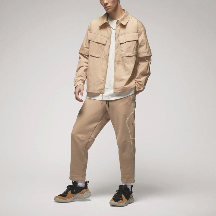 Jordan SS23 Woven Utility Lightweight Jacket Men Outerwear Desert-Yellow DV7694-254